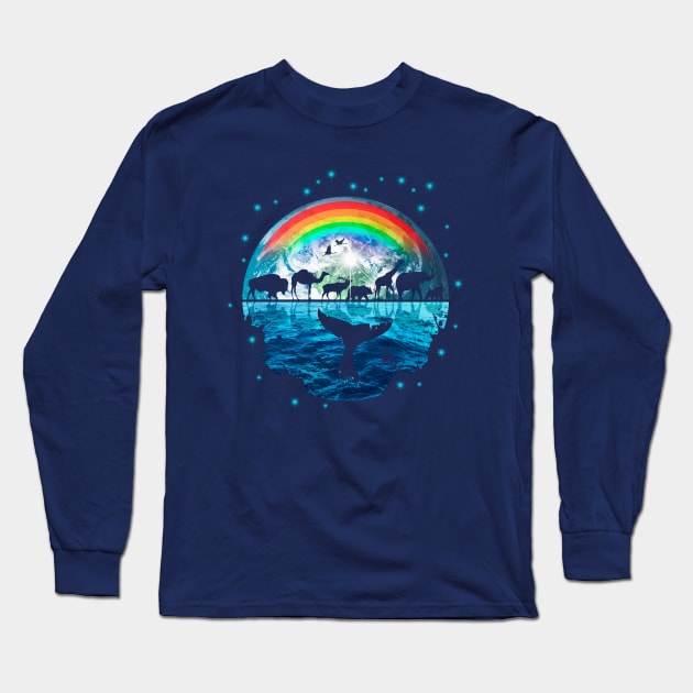 Earth Day Journey Long Sleeve T-Shirt by Artizan